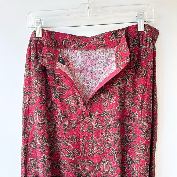 NWT Vintage Sag Harbor rayon 2pc skirt set with long sleeved shirt & maxi skirt - Picture 16 of 16